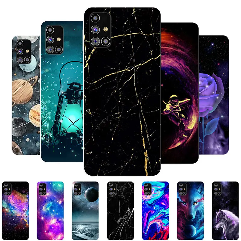 

For Coque Samsung Galaxy M31S Case TPU Soft Marble Phone Cover For Samsung M31S Silicone Case Funda for Galaxy M31 M 31s Case