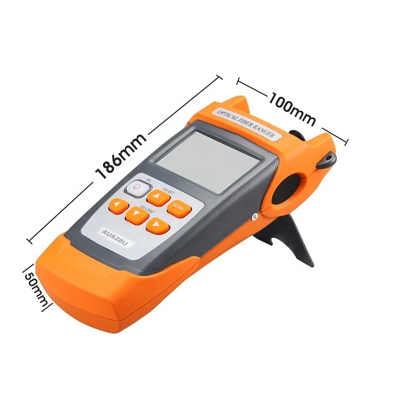 

comptyco AUA28A/28U mini 60KM fiber optic otdr optical fiber reflector meter built in VFL with FC SC touch fusion splicer otdr