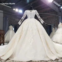 htl941 sexy visible with decals sequins wedding dresses 2020 o neck removable train long sleeve buckle back %d0%bf%d0%bb%d0%b0%d1%82%d1%8c%d1%8f %d0%b7%d0%bd%d0%b0%d0%bc%d0%b5%d0%bd%d0%b8%d1%82%d0%be%d1%81%d1%82%d0%b5%d0%b9