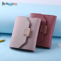 women wallets leather small fashion ladies card holder money bag female short coin purse zipper clutch bags for women 2021 new