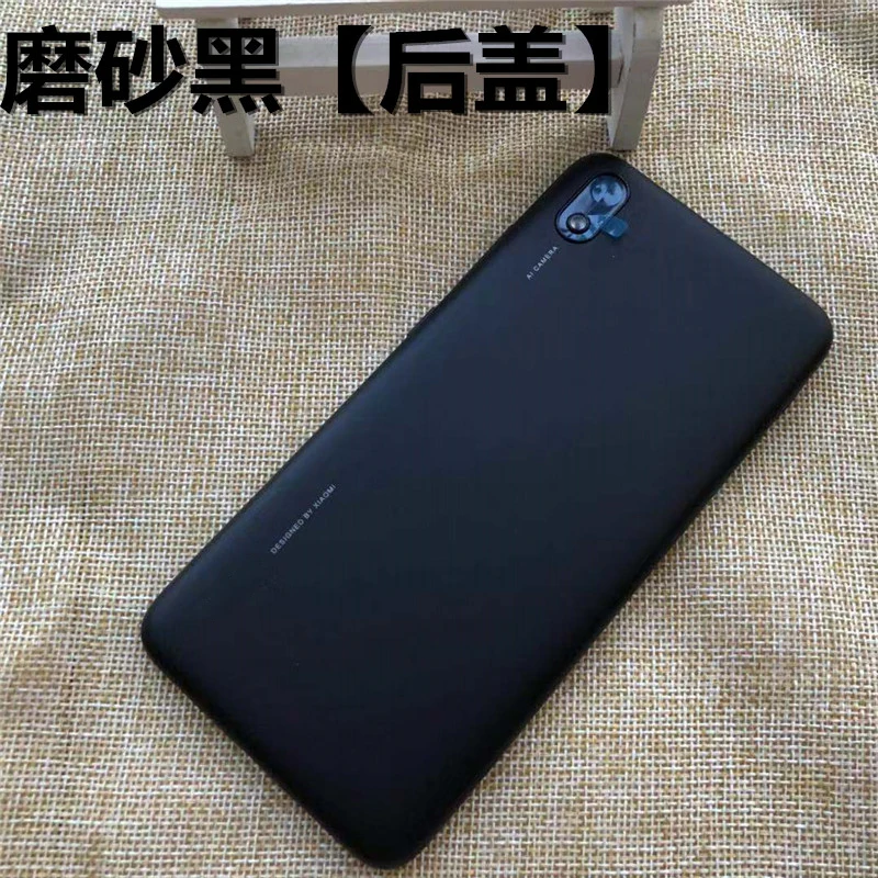 Для Xiaomi Redmi 7A задняя крышка аккумулятора задняя крышка корпуса задняя крышка камеры стеклянная линза Боковая клавиша запасные части