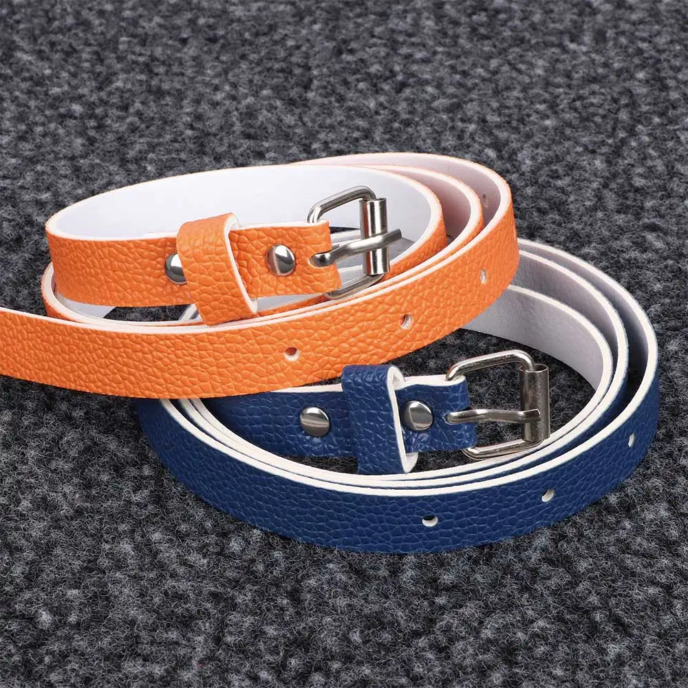 8 ярких цветов очаровательный женский узкий ремень джинсы дикие ремни пояс