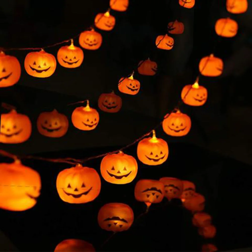 

Halloween Pumpkin Light String Battery Halloween Decorations Atmosphere Light String