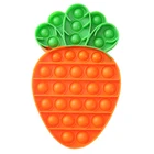 Детский Радужный фиджет упаковка игрушек, сжимаемая игрушка, силиконовая сенсорная декомпрессионная настольная головоломка, Поп Ит Антистресс2021