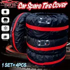 4 шт. чехол для запасных автомобильных шин чехол для гаражных шин аксессуары для автомобильных шин летняя зимняя Защитная сумка для хранения шин