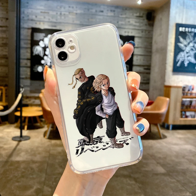 

Anime Tokyo Revengers Manjiro Sano Clear Phone Case For iPhone 11 Pro MAX 12 XS XR 7 SE 20 X 8 6 Plus Cute Anime Soft TPU Cover