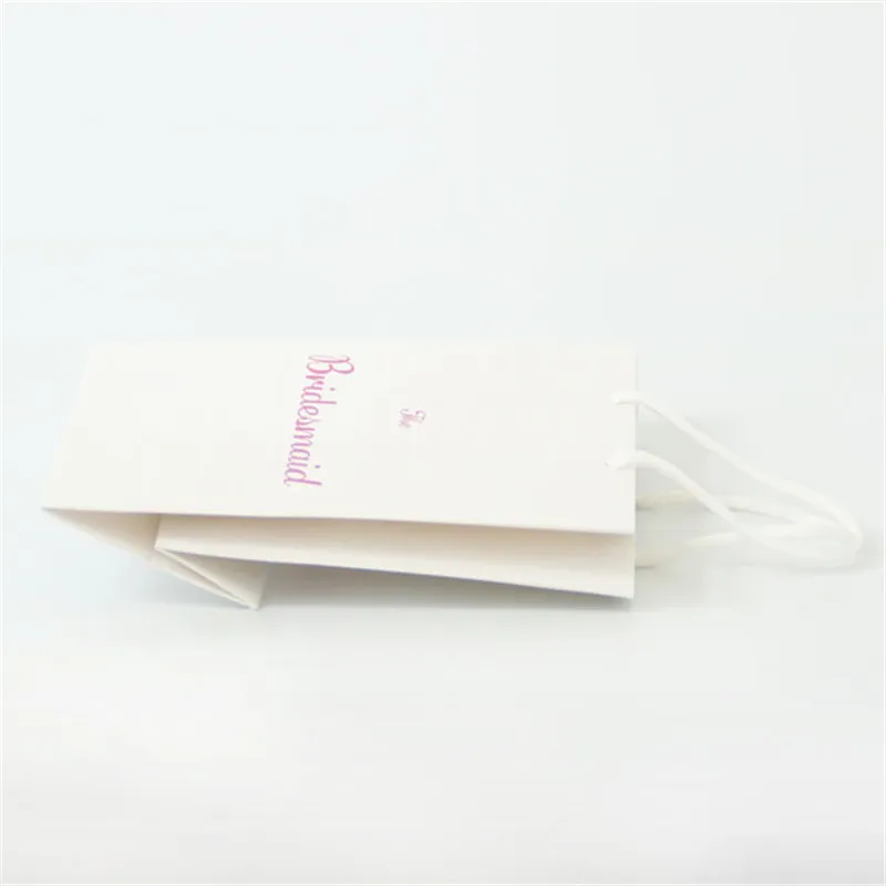 Wedding Decoration 1pcs Bridesmaid gift bag for guest Team Bride To Be bag packing Bridal Shower Bachelorette Party Decoration-S