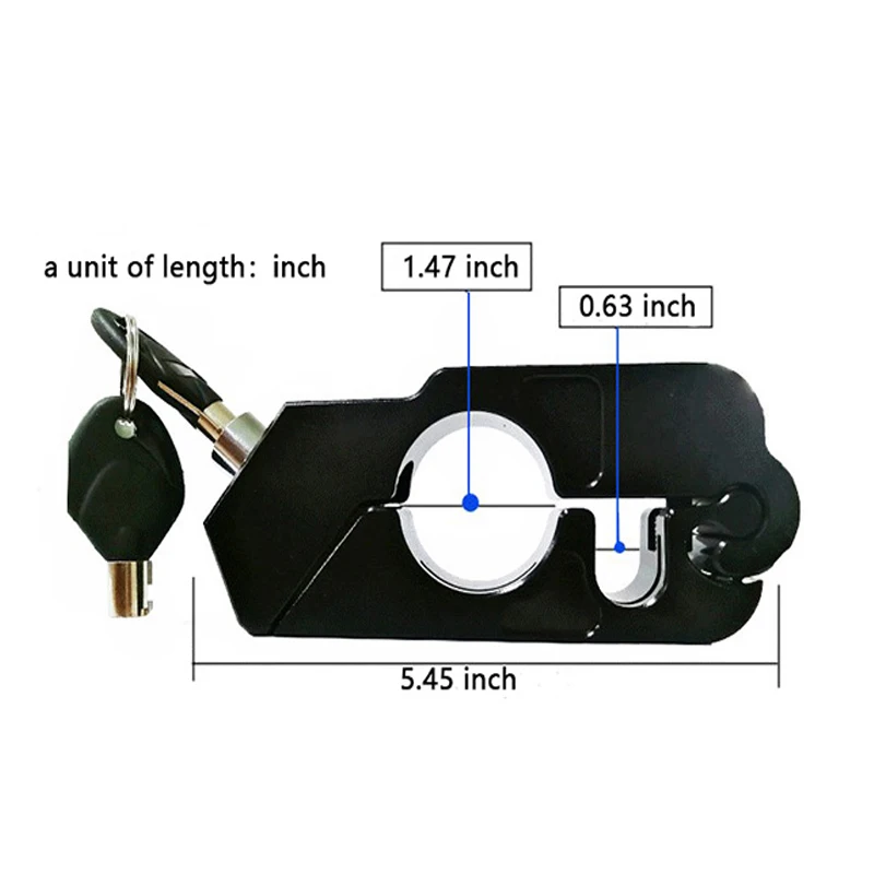 Новый дизайн замок для мотоцикла с ЧПУ защитные замки руль рычаг дискового