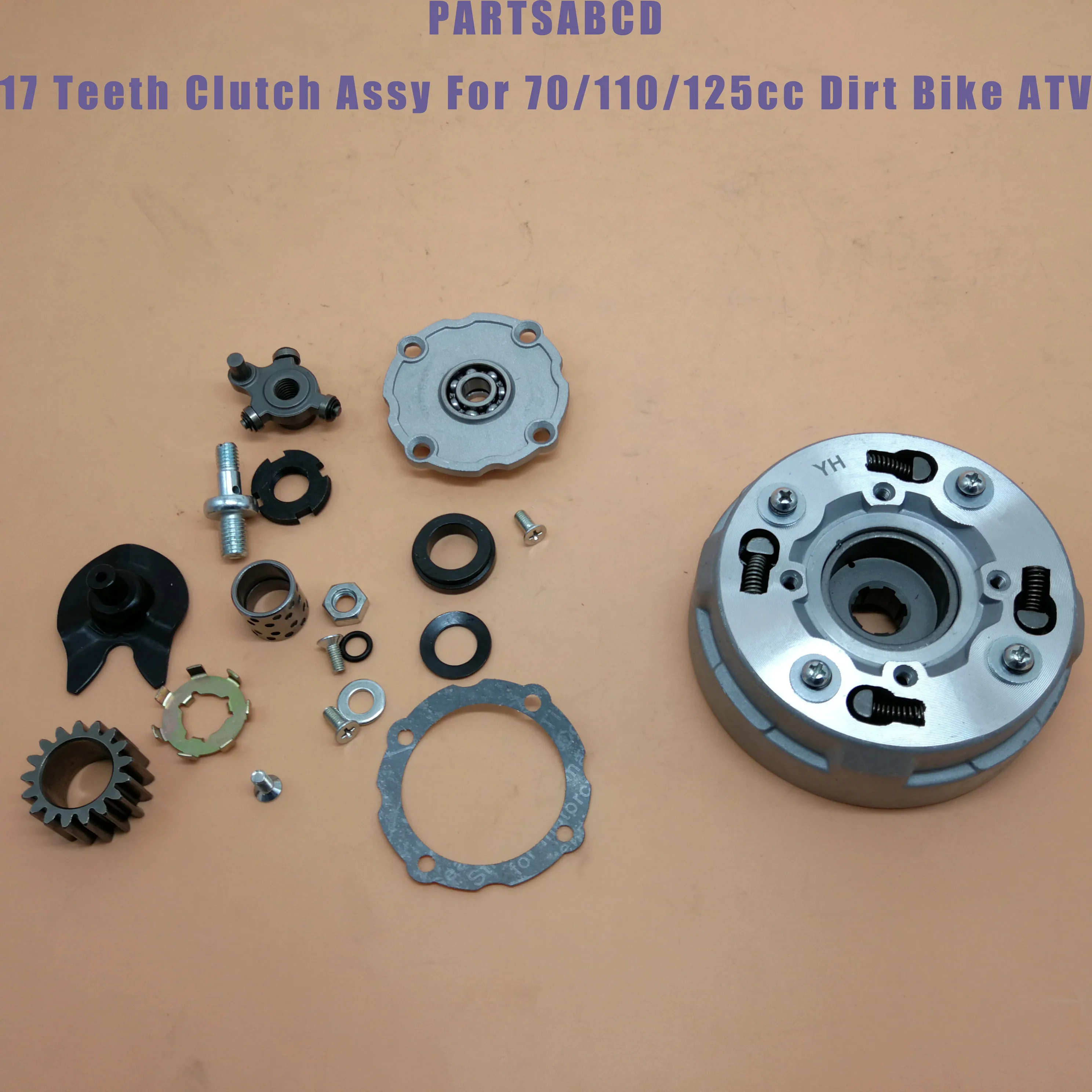 Полуавтоматическая Муфта двигателя 17T для 70cc 110cc 125cc|Детали и аксессуары
