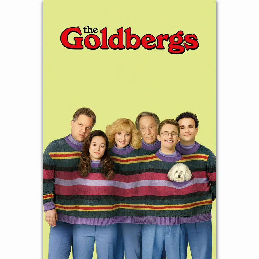 

F274 Hot The Goldbergs Funny TV Series Show Season Silk Fabric Wall Poster Art Decor Sticker Bright