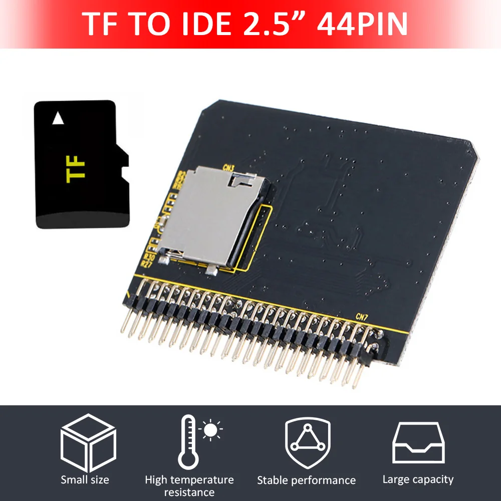 

MICRO SD To 44pin IDE Adapter Card TF Memory Card To 2.5in IDE Converter Support DMA/Ultra DMA Mode For Laptop