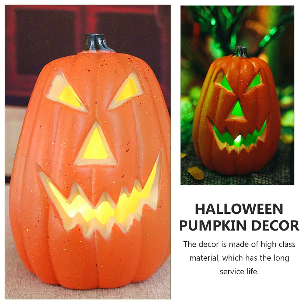 

2pcs Luminous Pumpkin Decors Festival Scene Decors Decors