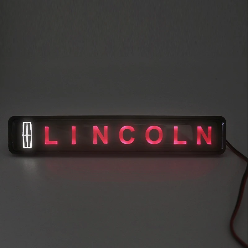 Для Lincoln автомобиль внедорожник эмблемы DRL дневные ходовые светильник капюшон