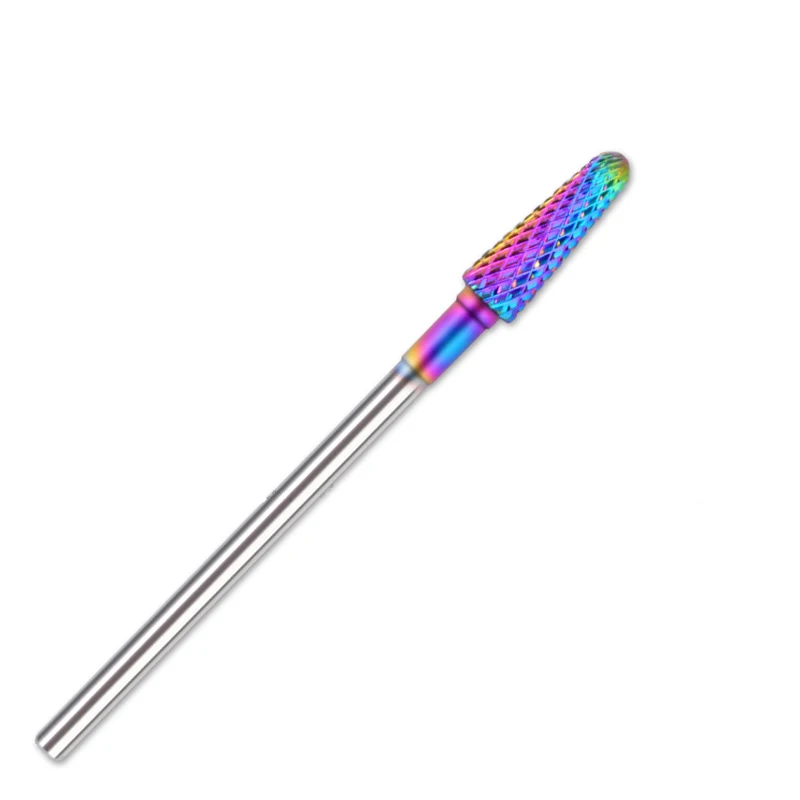 

5PCS/Set Tungsten Carbide Nail Drill Bits Set Milling Cutters For Manicure 3/32" Electric Nail Drill Machine Nail Tool Nail File