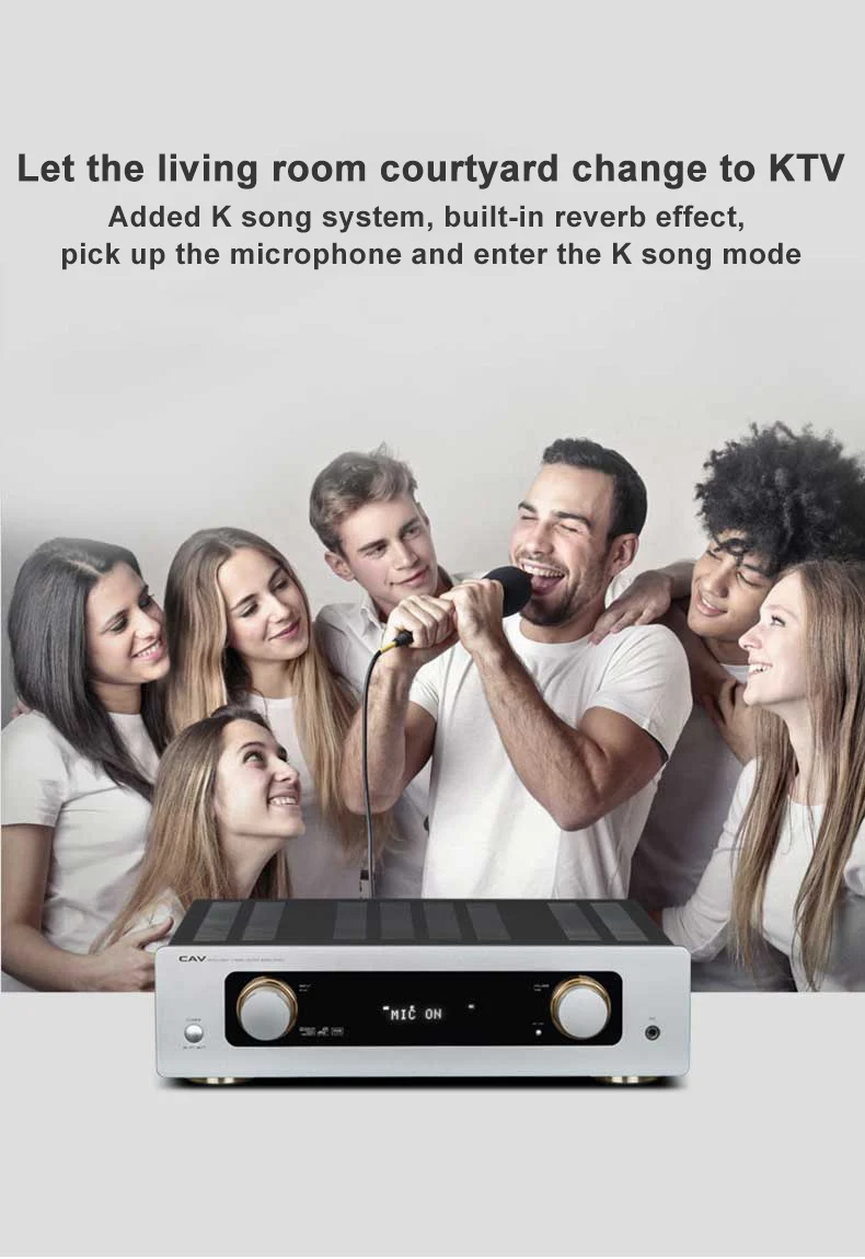 CAV AV970 домашний аудио усилитель домашний кинотеатр система Kara OK декодирование Dolby Digital Dolby DTS Cara OK динамик аудио усилитель
