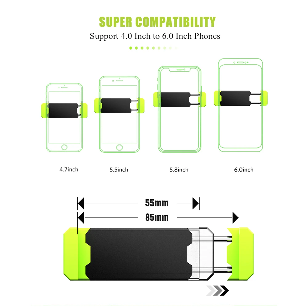 Универсальный автомобильный держатель для телефона подставка крепление на