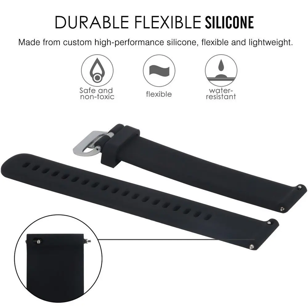 

Silicone Band strap For Garmin Vivoactive 3 Forerunner 645 Replacement Accessory Bracelet For Garmin Vivoactive3 Music wristband