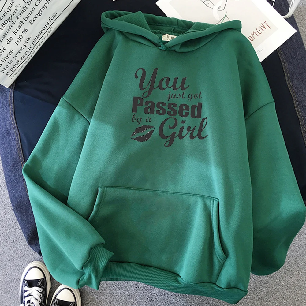

Letter Lip Printing Harajuku Kpop Sweatshirt Warm Streetwear Hip Hop Hoodie Female Punk Women's Jacket Long Sleeve Fashionable