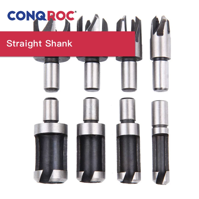 8 шт. набор резцов для резьбы отверстий под дерево с прямым хвостовиком 6 мм 10 13 16