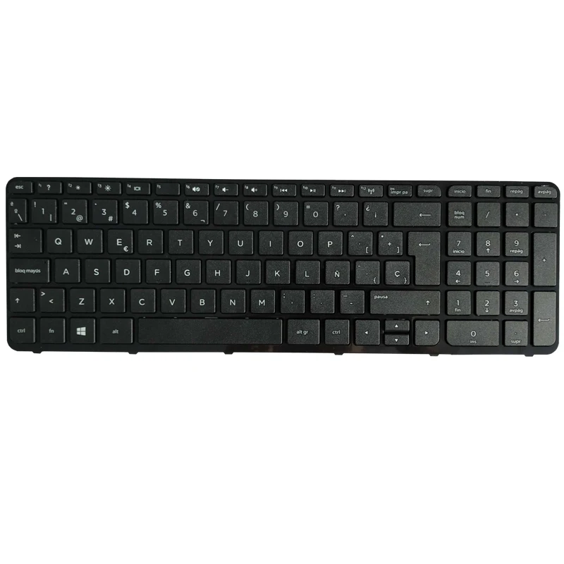 Фото Новая клавиатура SP/испанская Teclado для ноутбука HP Pavilion 15-N000 N100 N200 15-E000 15-E100 719853-071 749658-071 с рамкой №2