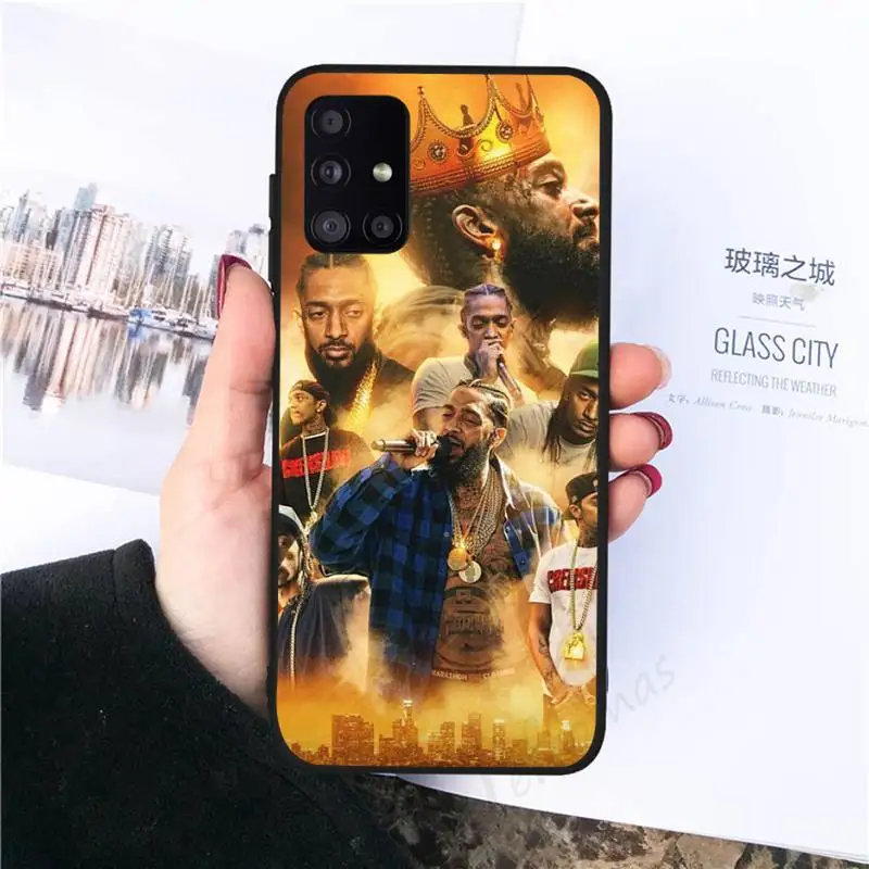 

Rapper Nipsey Hussle Phone Case black For Samsung galaxy S 21 20 10 8 A 51 71 50 21s 70 40 20 20e note 10 plus Ultra 5g fe