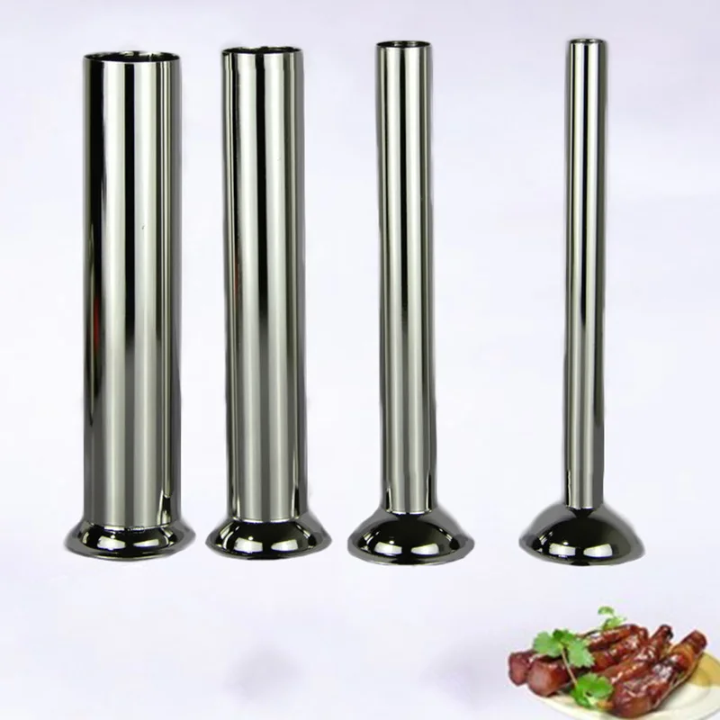 

4pcs/set Sausage Stuffing Tube Meat Grinder Making Funnel Stuffer Food Grade Filling Tubes Home use Sausage Casing 4 sizes
