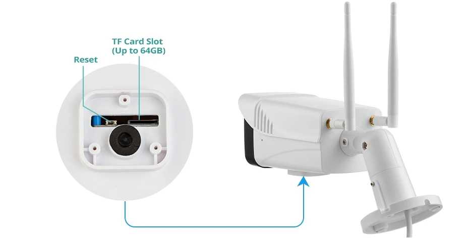 KERUI видеонаблюдения CCTV wifi камера HD 1080P наружная Водонепроницаемая инфракрасная камера ночного видения безопасности Видео IP камера