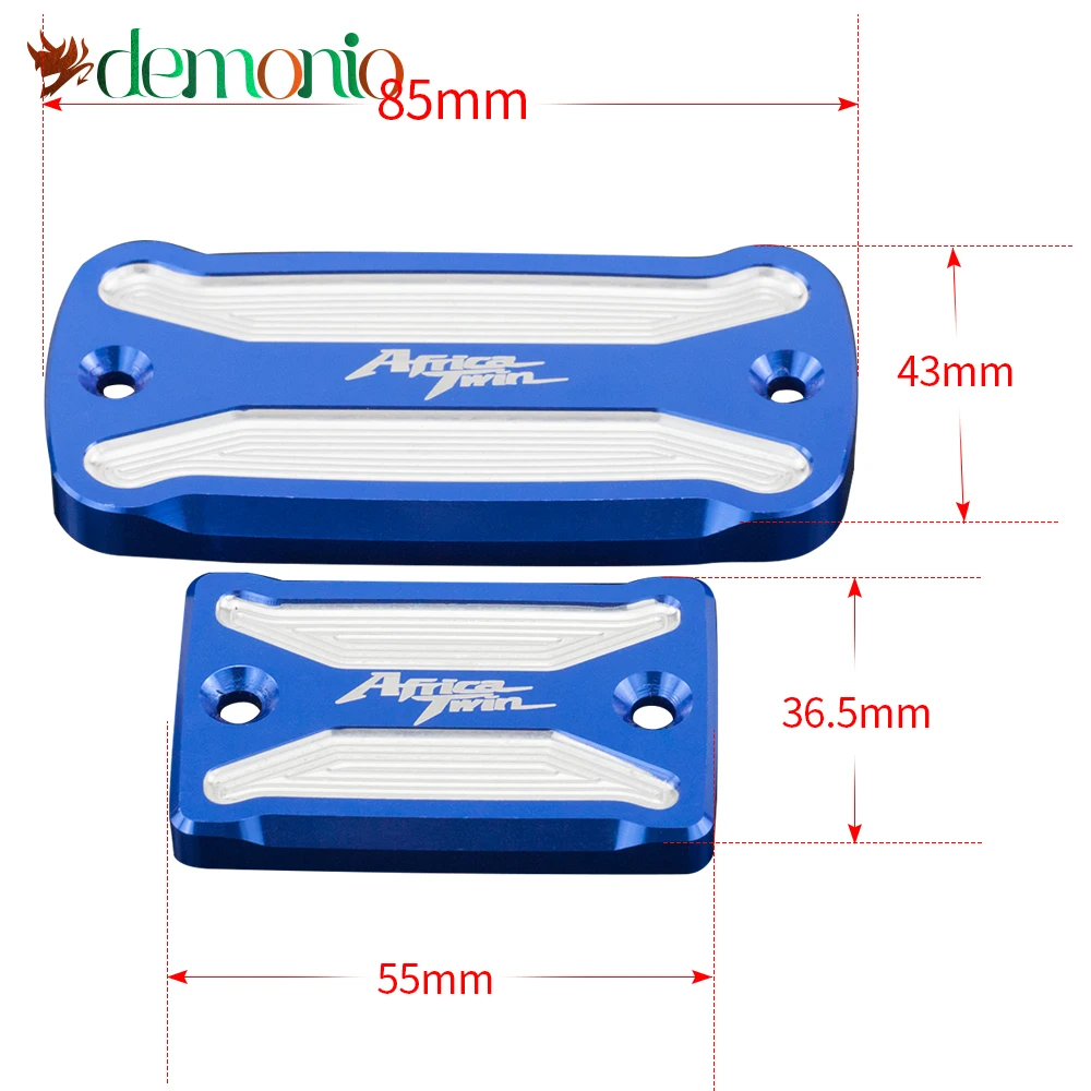 

Front Brake Upper Pump CNC Oil Cup Cover / Rear Brake CNC Oil Pot Guard Cover For HONDA CRF1000L/ADV Africa Twin 2016-2019 2018