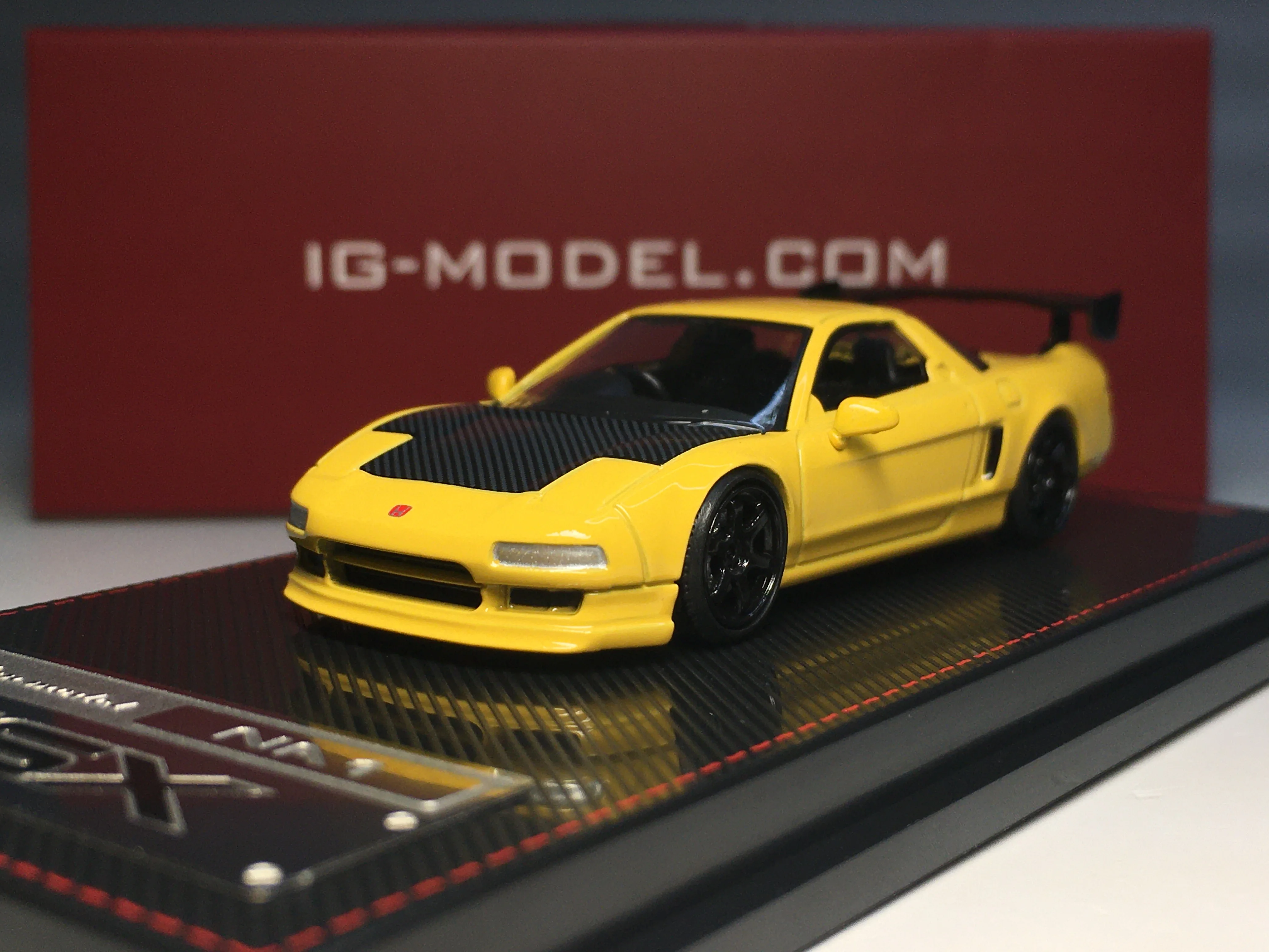 

ignition model 1/64 Nsx NA1 Yellow Die Cast Model Car Collection Limited