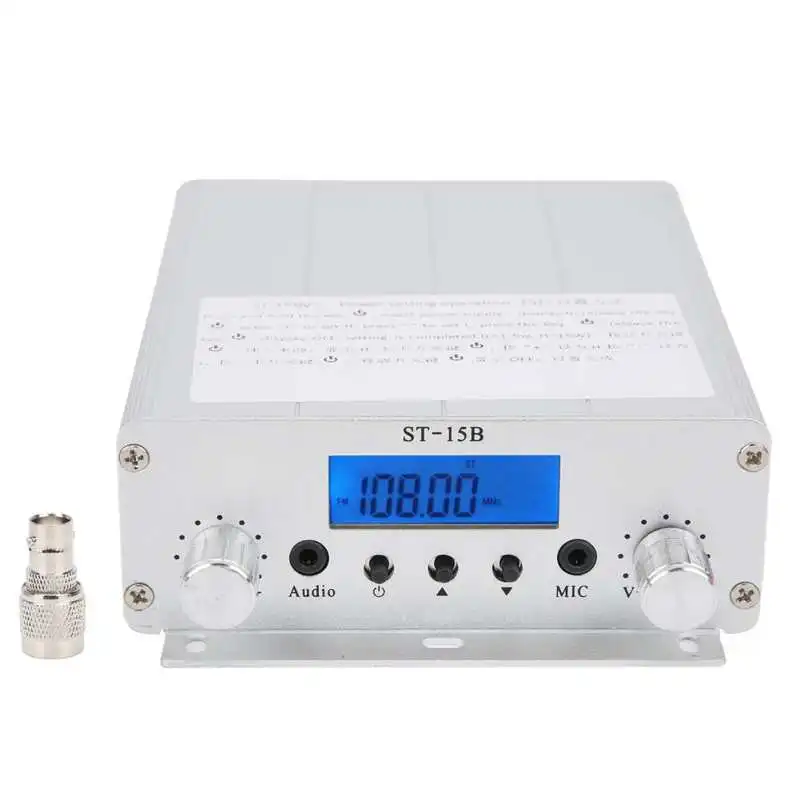 

FM Transmitter For Radio Broadcast Station 87-108MHZ 1.5W/5W HY-ST-15BV2 Hot