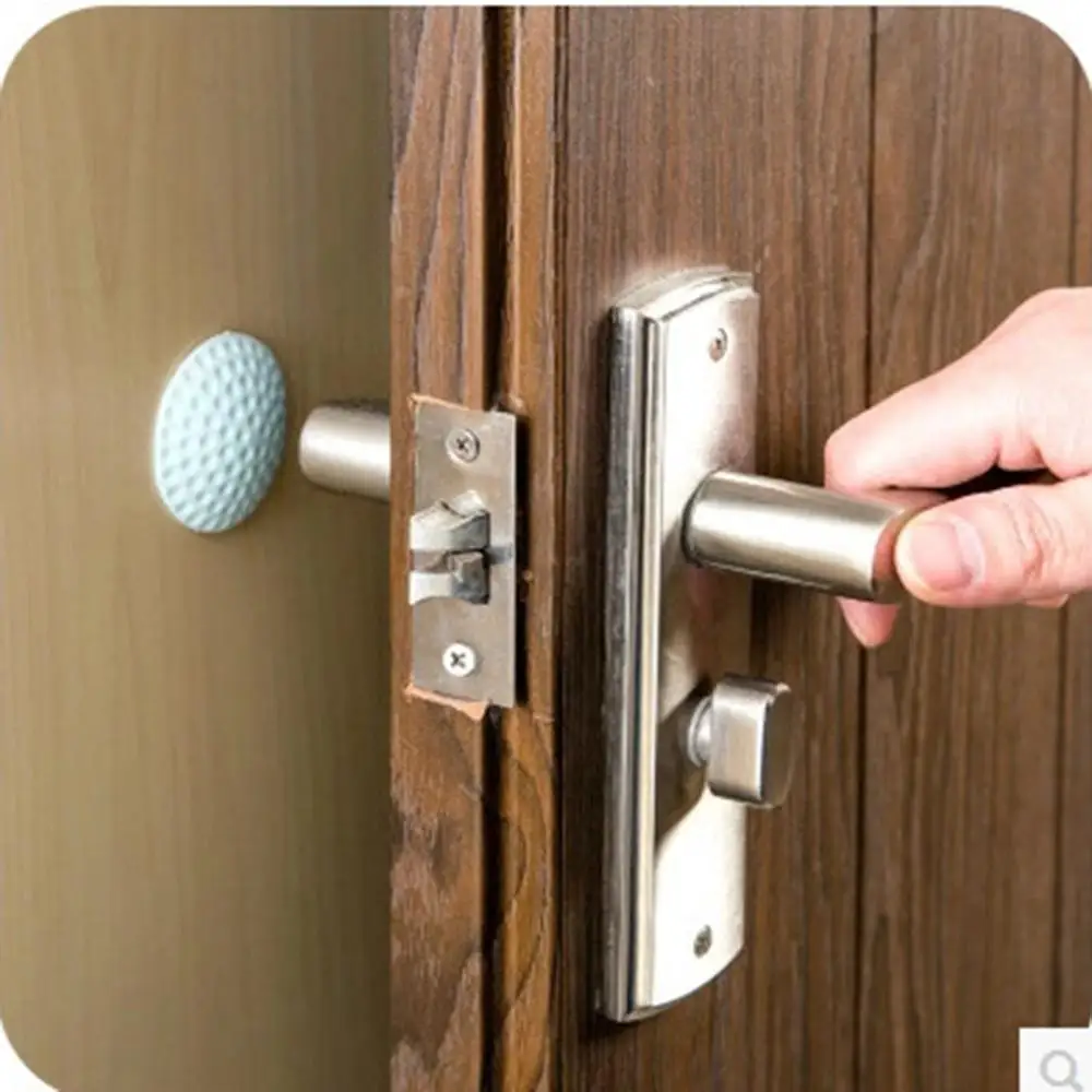 1 шт. фиолетовая синяя Розовая белая утолщенная Бесшумная резиновая ручка для