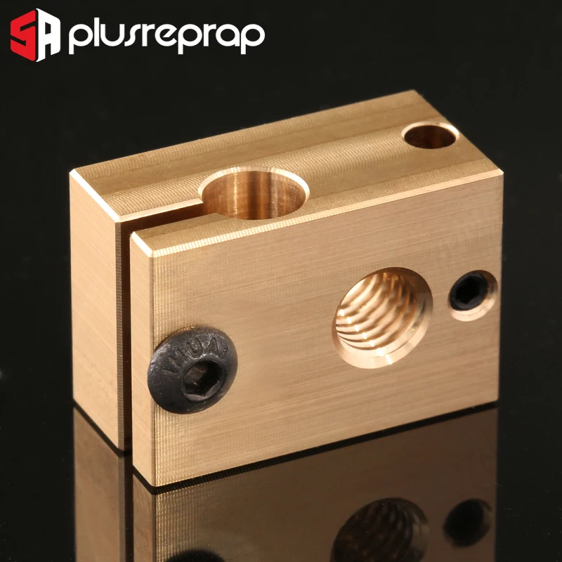 2 шт. медный латунный нагревательный блок V6 J head Hotend 3D принтер сопла подходит для
