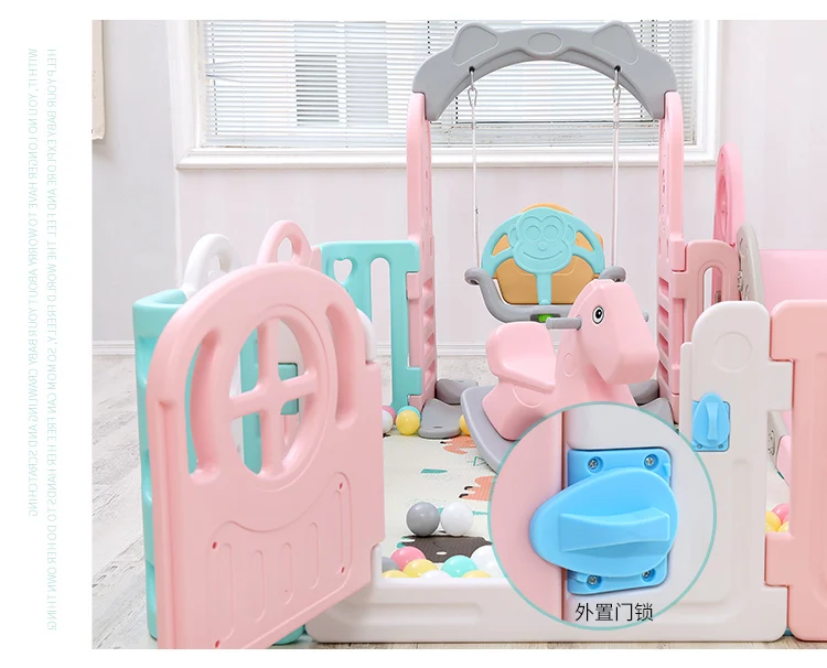Детский семейный парк развлечений ограждение для детской безопасности домашний коврик для ползания детский внутренний защитный бар комбинированное оборудование игрушки для развлечений