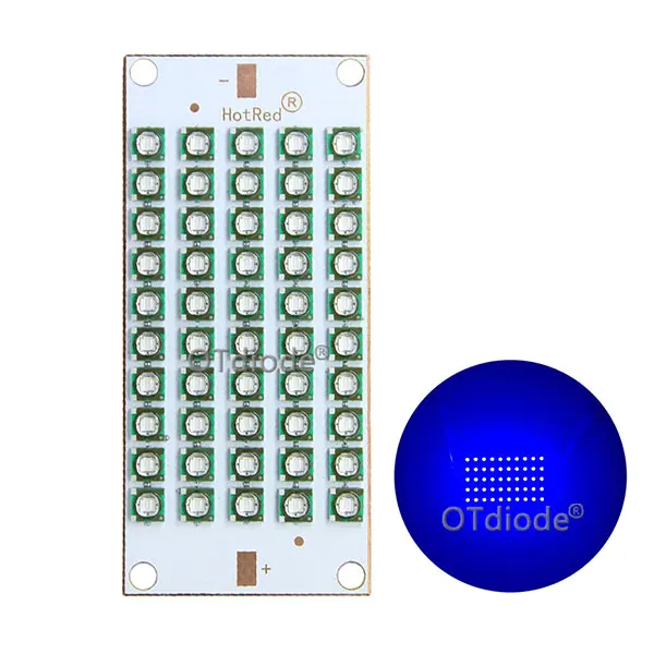 50W100W200W УФ Теплый Холодный белый темно-красного, зеленого и синего цвета cob-лампы светодиодный чип-диод фиолетовый УФ-клей сушка 3dprinter Комплектующие для самостоятельной сборки CREE Светодиодная лампа - Испускаемый цвет: RB450nm