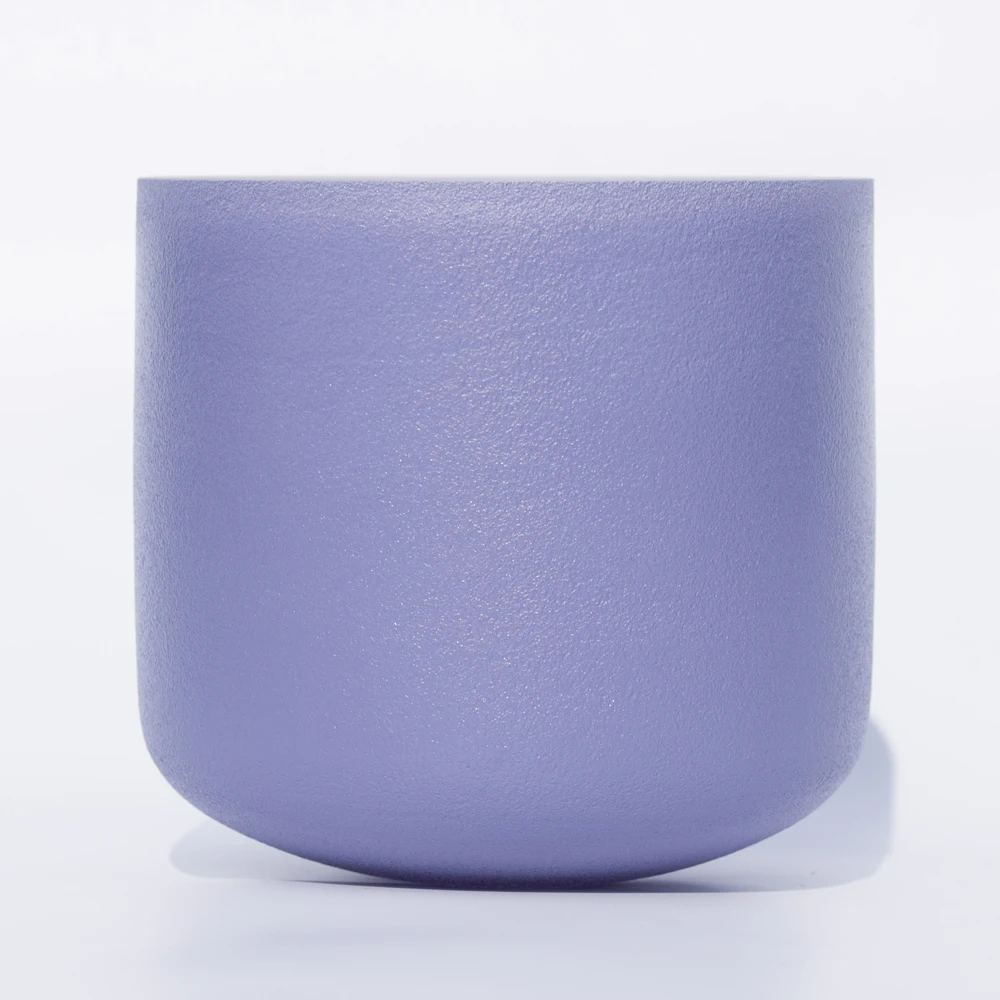 Поющая чаша из кварцевого кристалла для медитации 12 дюймов светильник синего