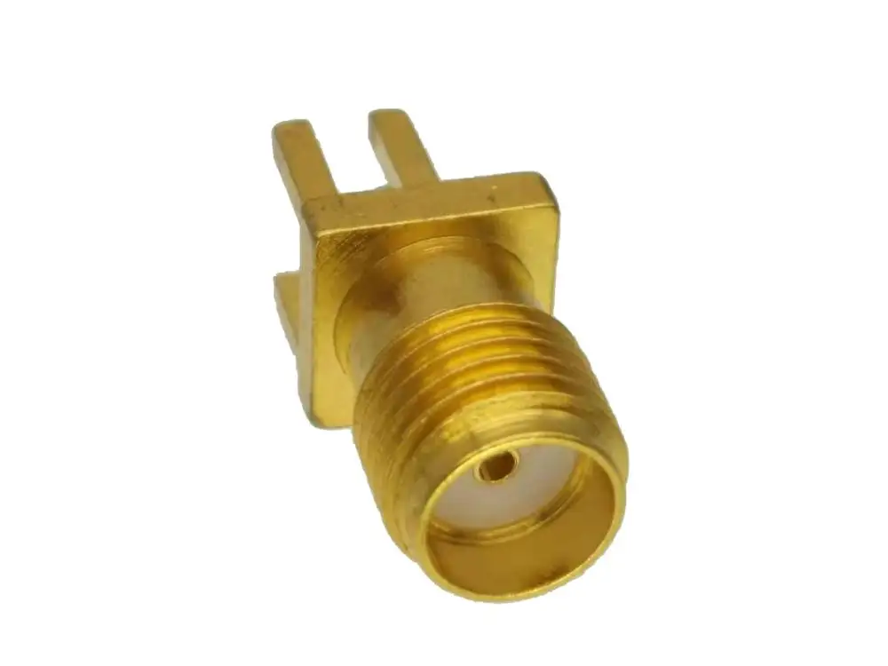 Разъем SMA гнездо припоя PCB зажим edge mount RF коаксиальный|rf coaxial connectors|rf connectorrf |