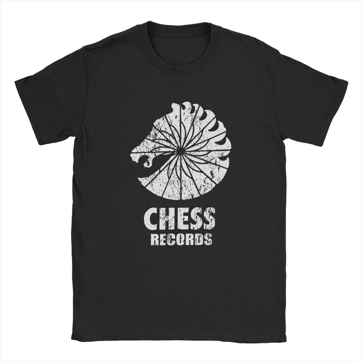 

Humorous Chess Records T-Shirts for Men Crewneck 100% Cotton T Shirts Short Sleeve Tees Classic Tops