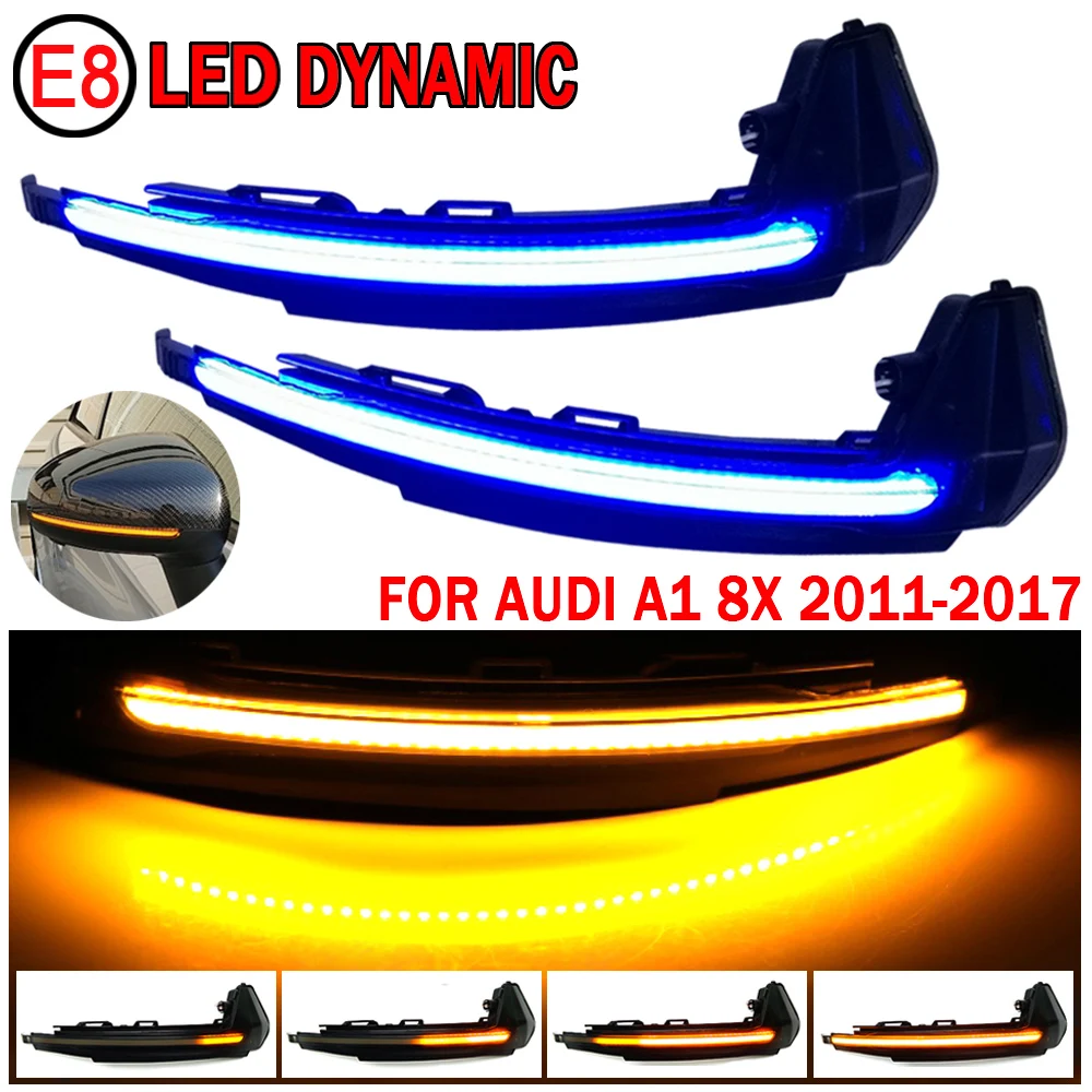 

Dynamic Blinker for Audi A1 8X LED Turn Signal 2011 2012 2013 2014 2015 2016 2017 Light Mirror Indicator repeater