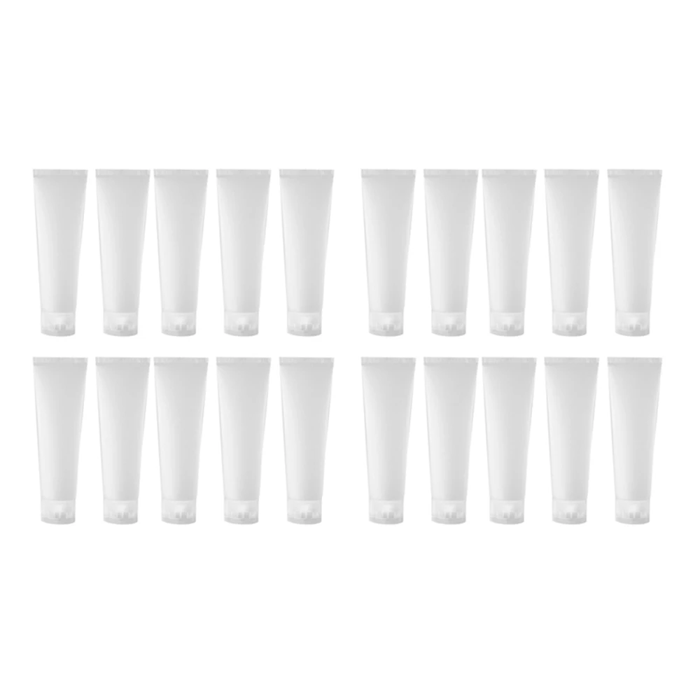 4 Combinations Travel Bottles Empty Refillable Translucent Plastic Cosmetic Make Up Soft Tubes Squeeze Container | Красота и здоровье
