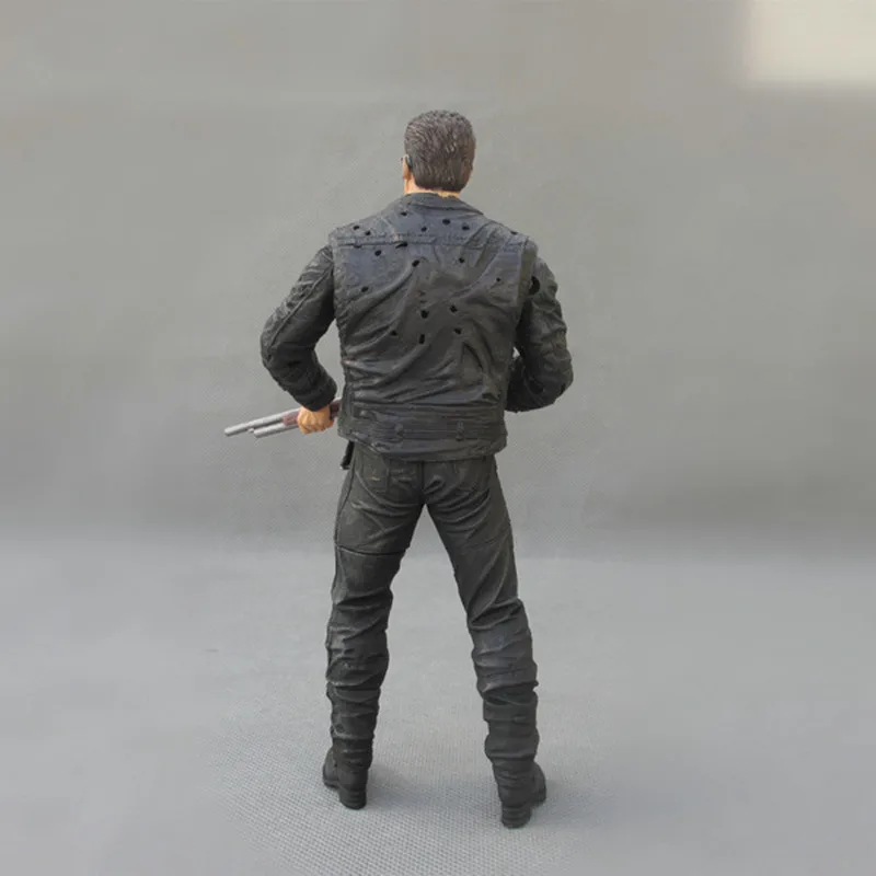 

He's Back The Terminator Judgment Day Genesis Movie T800 T1000 7*Style 18cm Toy PVC Figure Model Gift