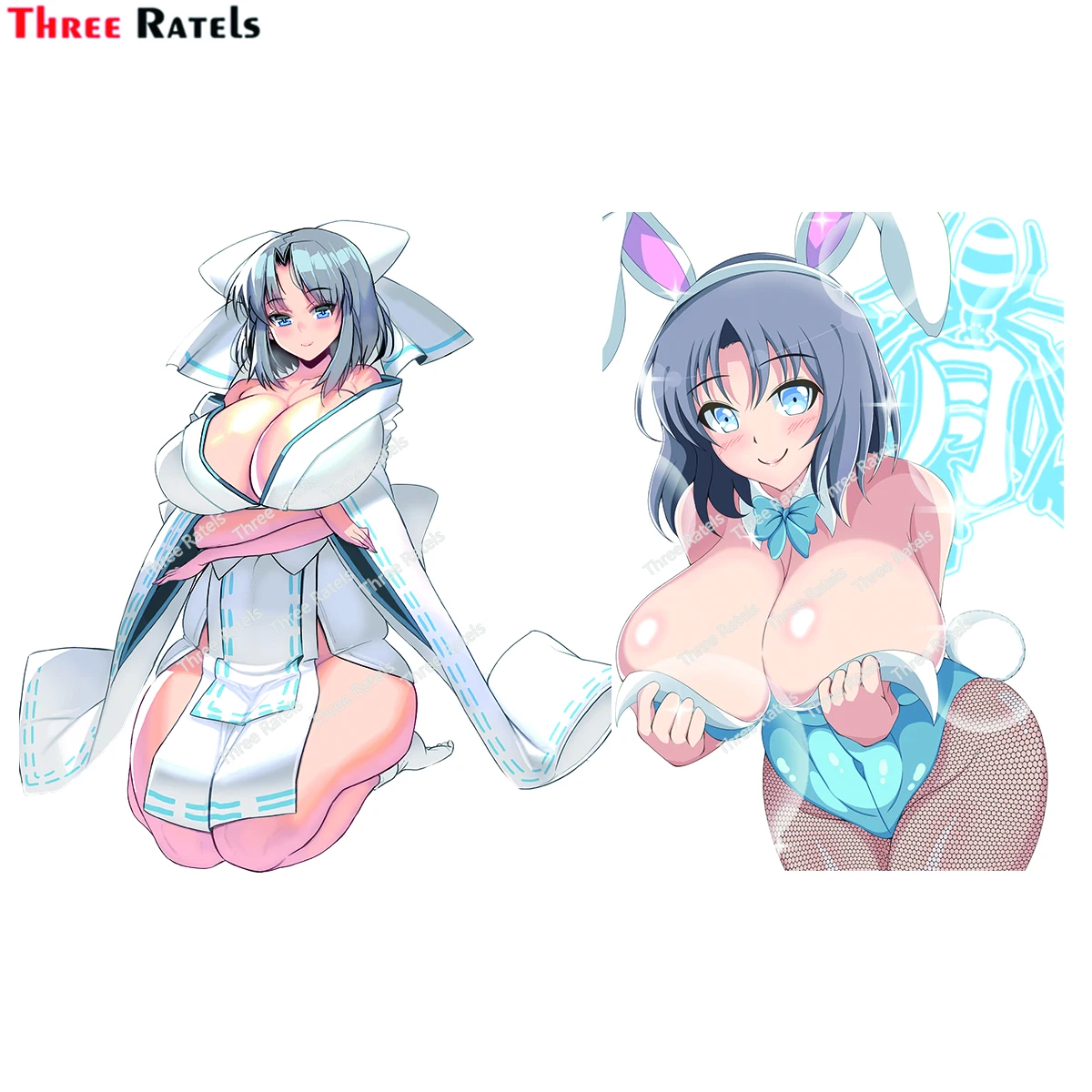 Автомобильная наклейка Three Ratels G168 Yumi Senran Kagura Passat B6 s на автомобильное стекло