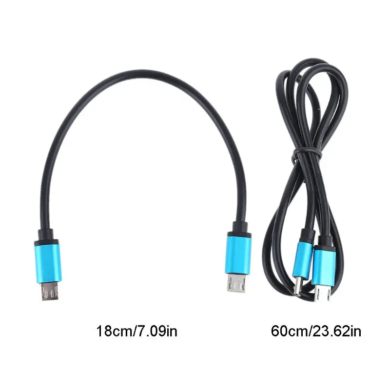 Кабель-переходник Micro USB 18 см 60 см 5-контактов технология OTG для передачи данных |
