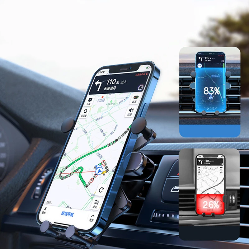 

1pc Universal Car Phone Holder GPS Stand Gravity Stand for Phone In Car Stand