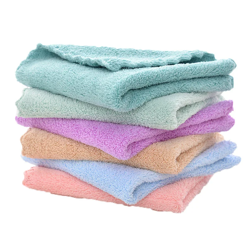 

2021 new high quality face towel solid color towel