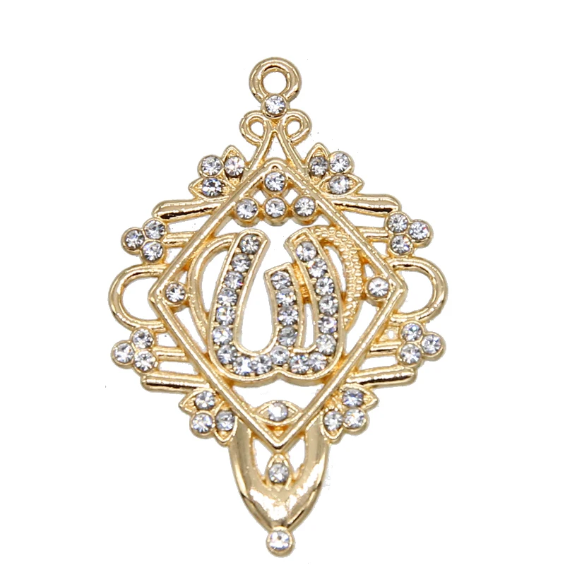 Оптовая продажа новый полый дизайн мусульманский кулон ожерелье сделай сам