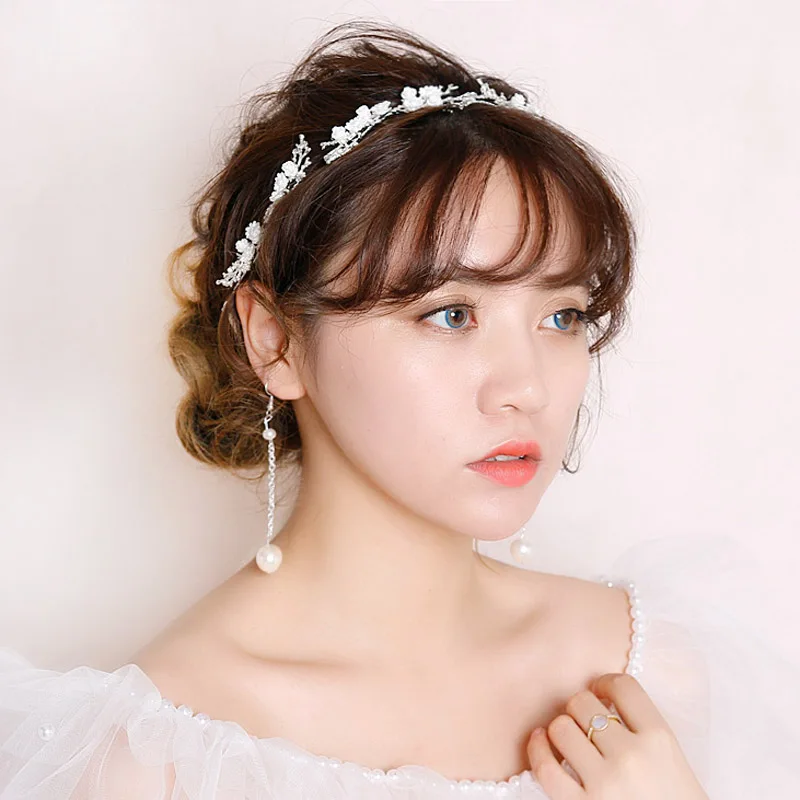 Обруч для волос Женский Свадебный в Корейском стиле | Украшения и аксессуары