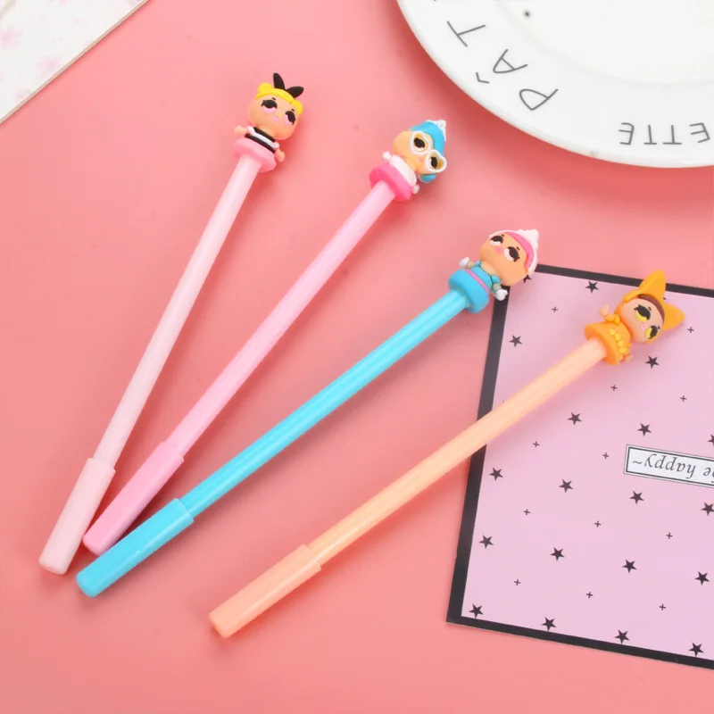 50 шт Мультяшные креативные Канцтовары свежий гель для девочки ручки школьных