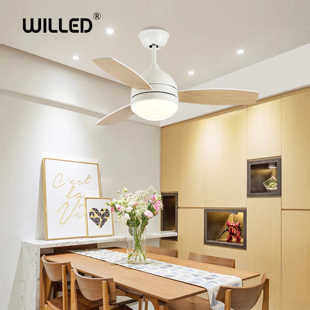 потолочный вентилятор с лампой дюймов светильник вентиляторы и пульт