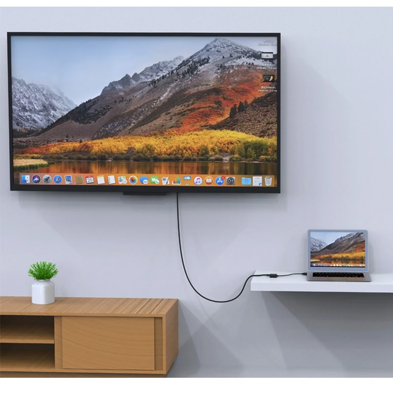 VGA в HDMI сплиттер видео конвертер с поддержкой двух дисплеев для ПК проектор HDTV