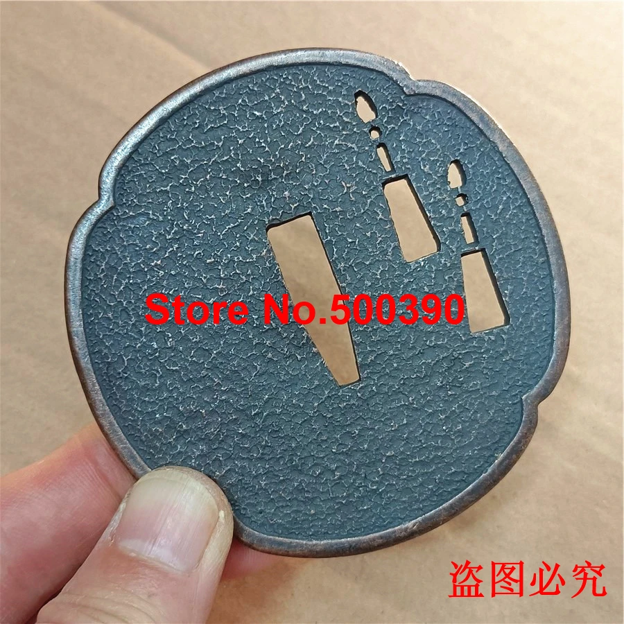 

Редкая защита Tsuba из сплава для японской искусственной японской меч, защитная арматура Wakizashi